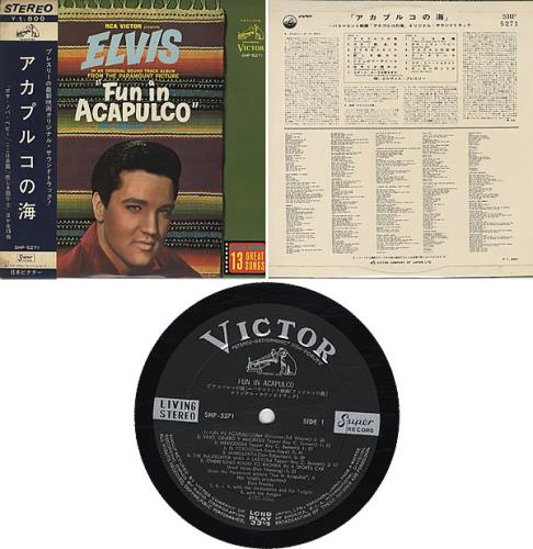 Elvis Presley – Fun In Acapulco – Vinyl (LP, Album, Mono